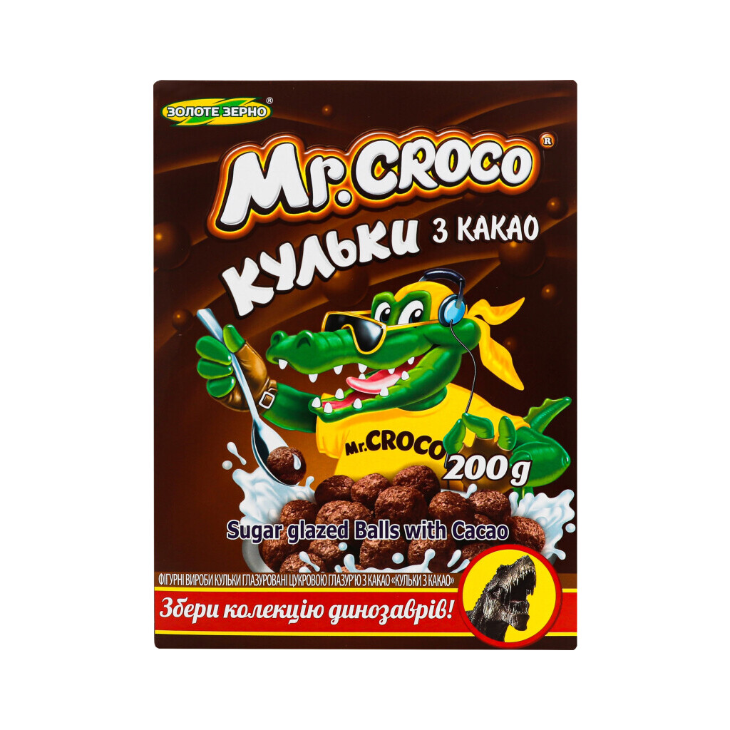 Шарики Mr.Croco с какао, 200г (4820017296113)