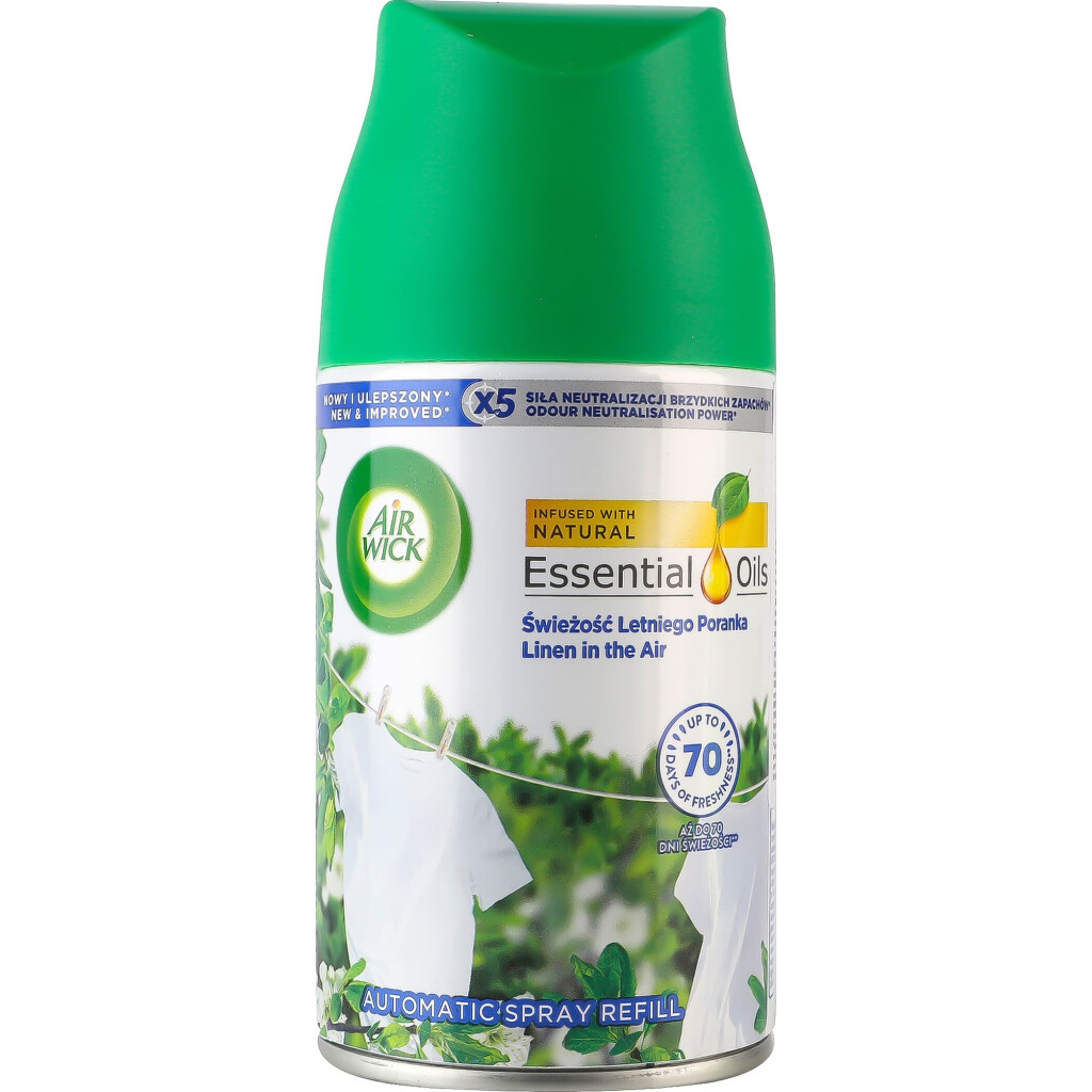 Баллон сменный аэрозольный Air Wick Linen in the Air, 250мл (5900627055184)