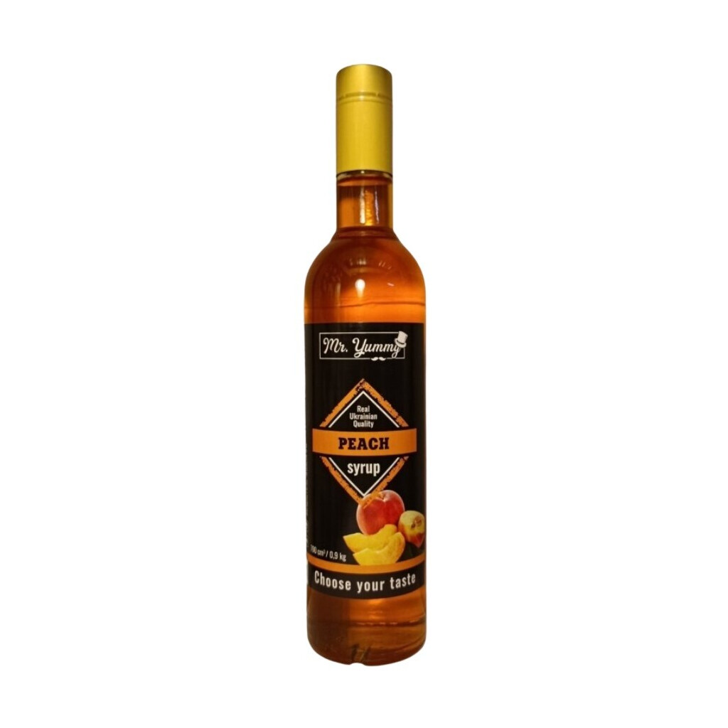 Сироп Mr. Yummy Персик, 700мл