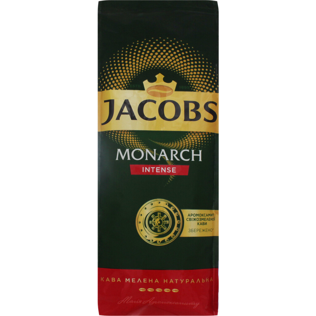 Кофе молотый Jacobs Monarch Intense, 450г (8714599101971)