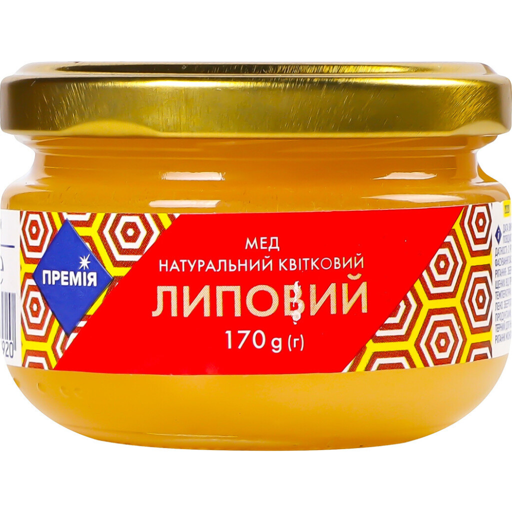 Мед Премія липовий, 170г (4824034042920)