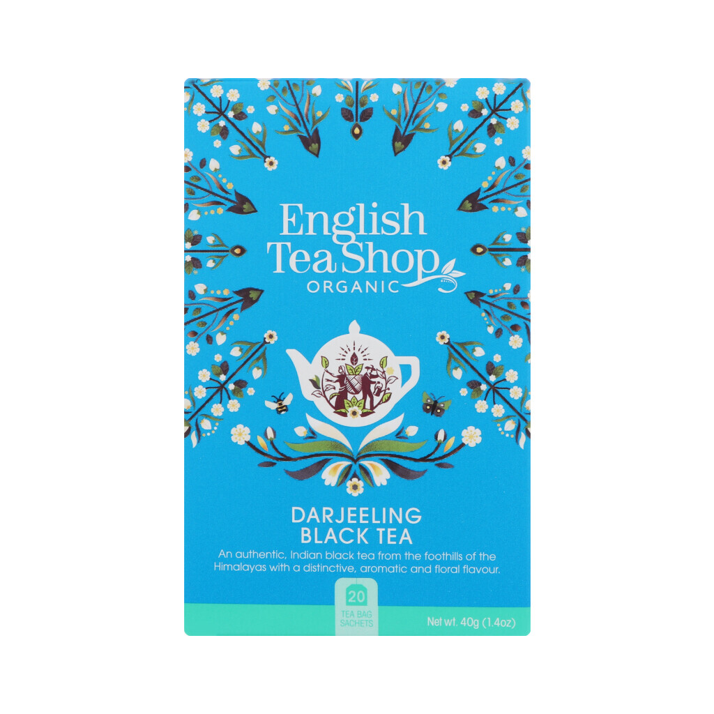 Чай чорний English Tea Shop Darjeeling органічний, 25*2г (0680275040187)