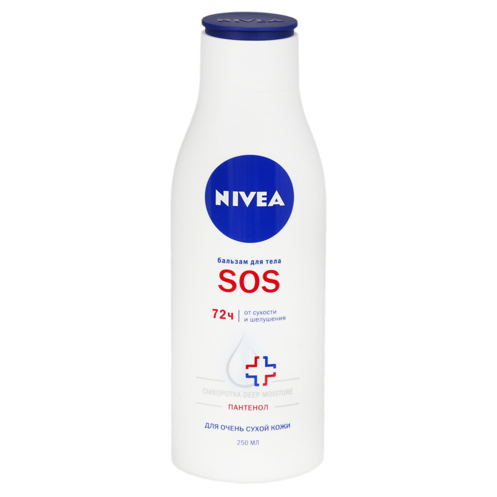 Бальзам для сухой кожи тела Nivea SOS увлажняющий, 250мл (4005900029850)
