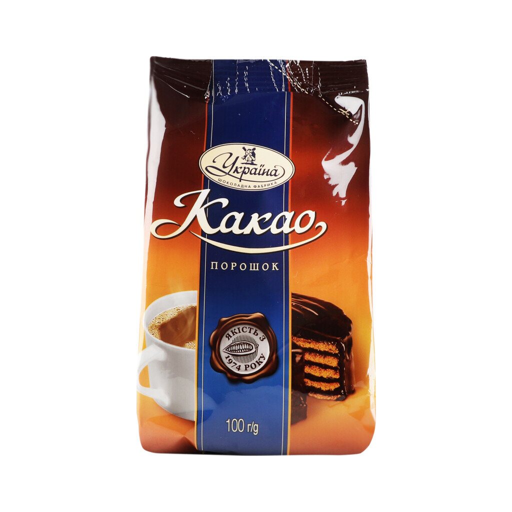 Какао-порошок Україна, 100г (4823001415385)