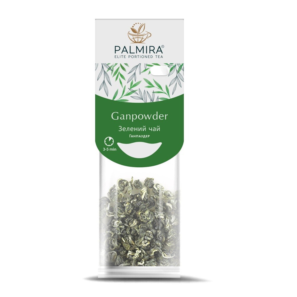 Чай зеленый Palmira Ganpowder, 10шт*2.4г