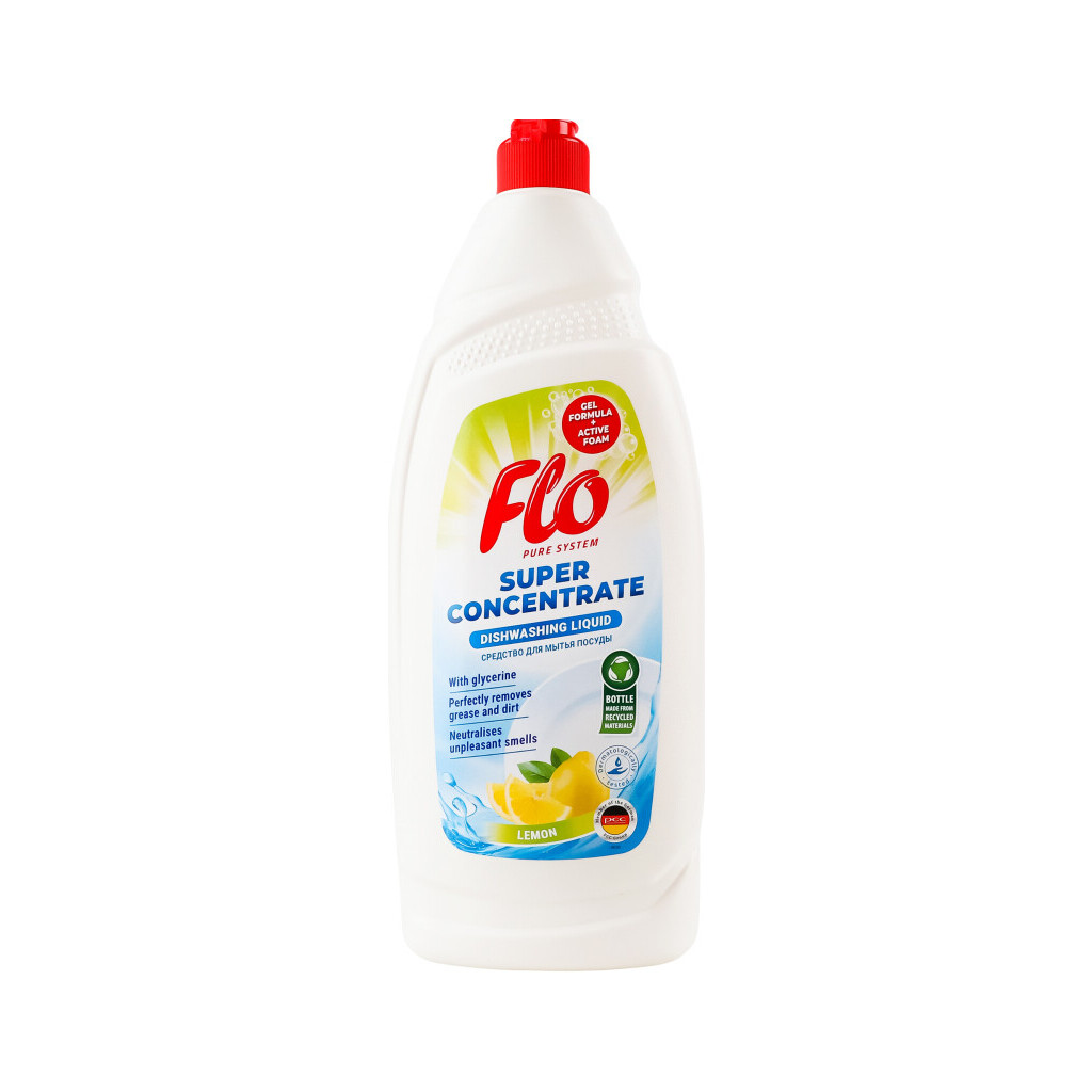 Средство для мытья посуды Flo Lemon, 900мл (5900948246926)