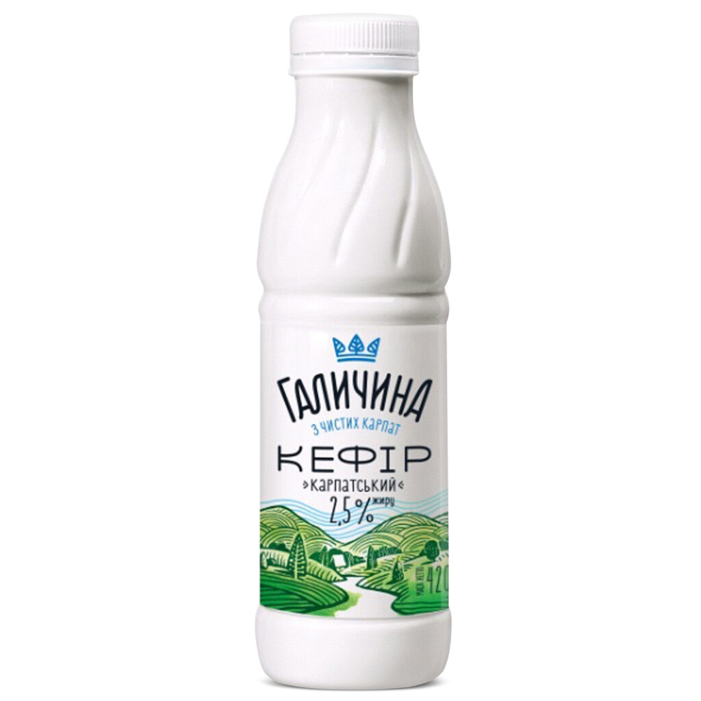 Кефир Галичина 2,5%, 420г (4820038490965)