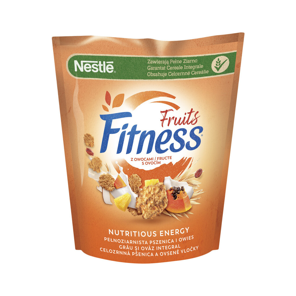 Хлопья Nestle Fitness Fruits из цельной пшеницы, 225г (5900020020994)