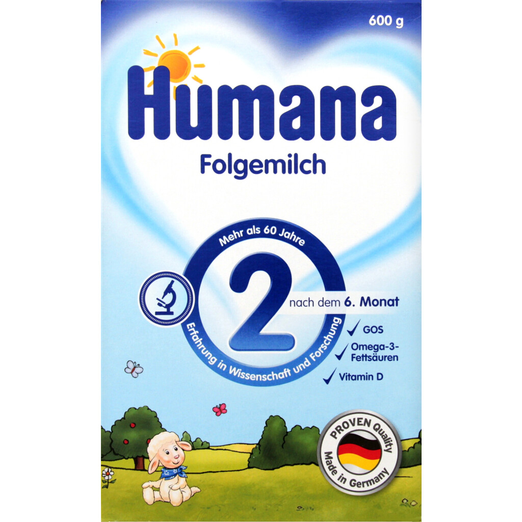 Смесь Humana 2, 600г (4031244785565)