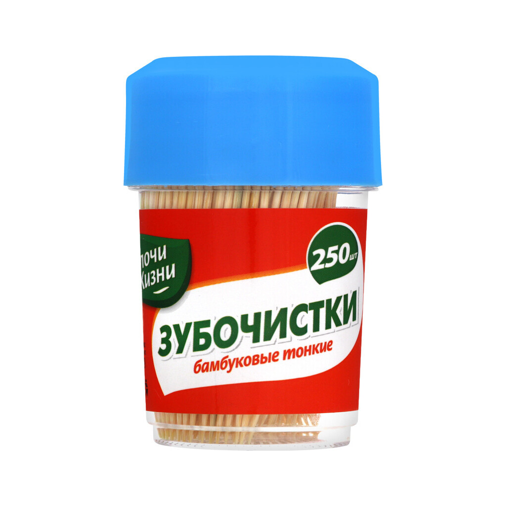 Зубочистки бамбуковые, 250 шт/уп (4823017400146)