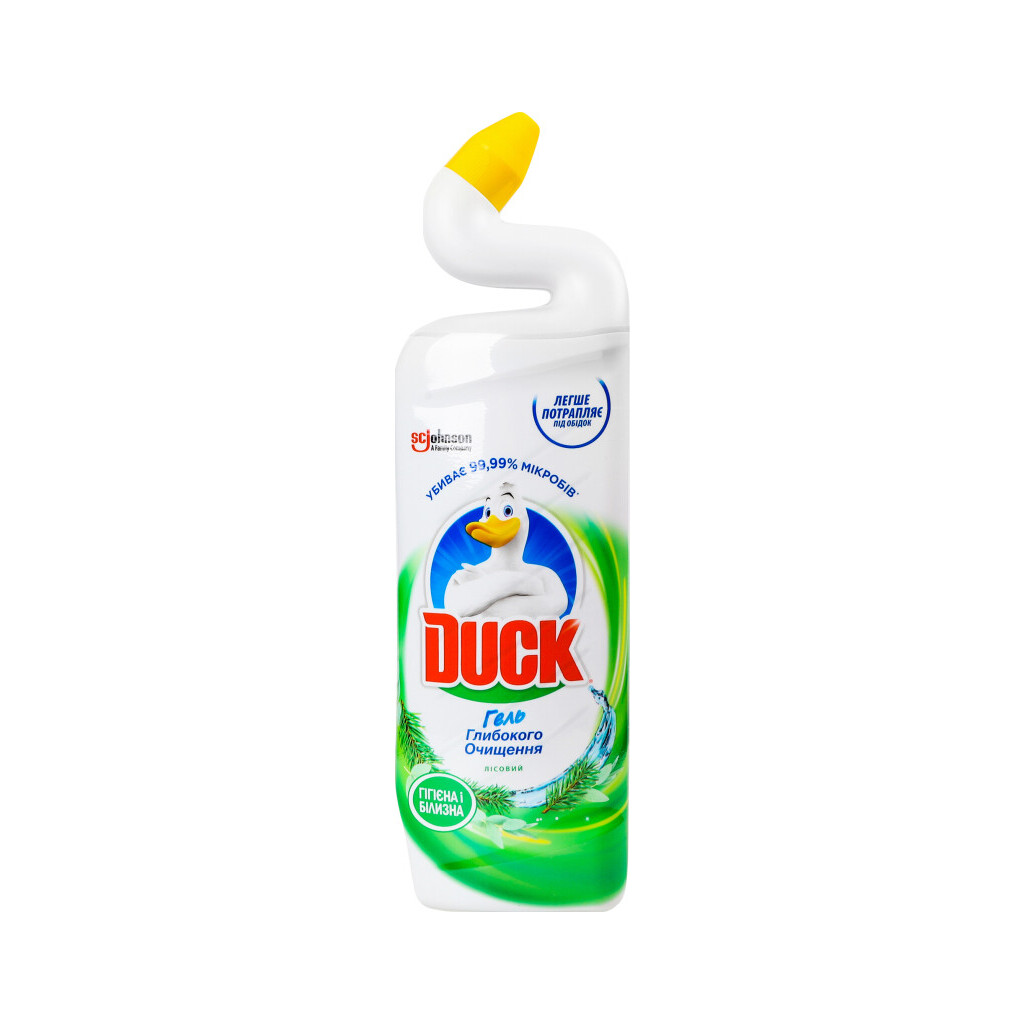 Гель для чистки унитаза Duck Лесной, 900мл (4823002006285)