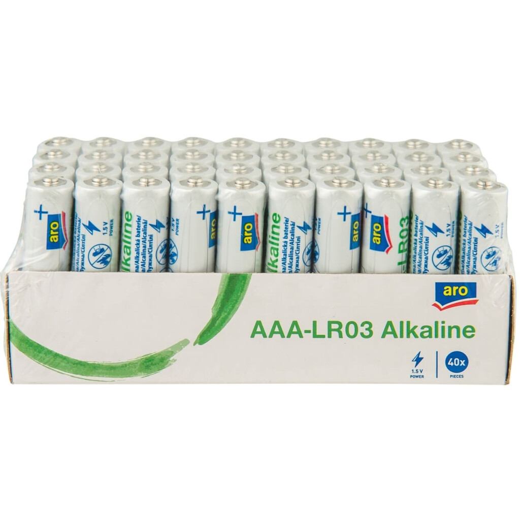 Набор батареек Aro AAA -LR03, 40шт/уп