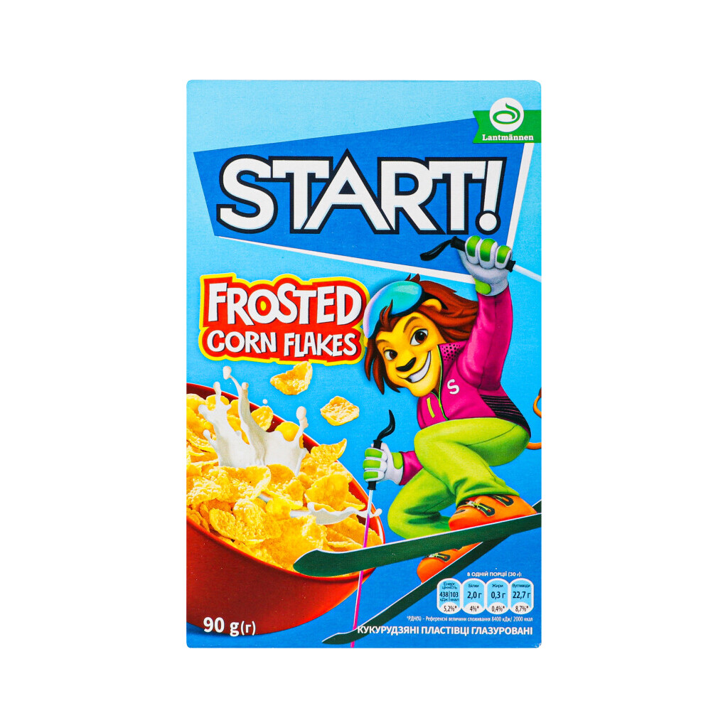 Пластівці Start кукурудзяні глазуровані, 90г (4820008120625)