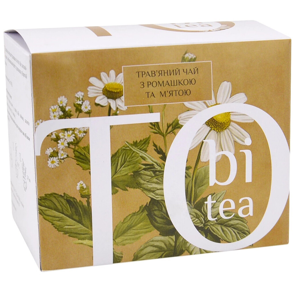Чай травяной Tobi Ромашка с мятой, 20*2,5г