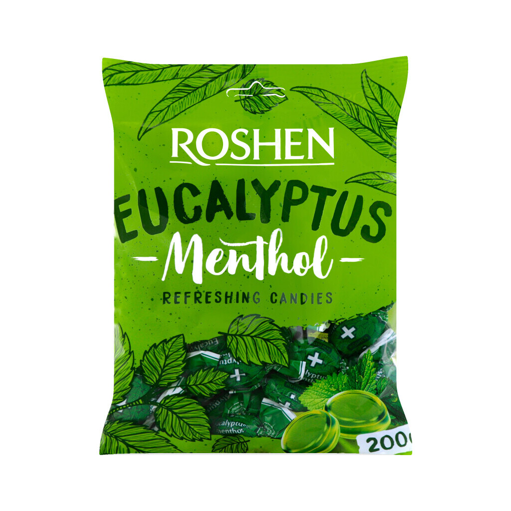 Карамель Roshen Эвкалипт-ментол, 200г (4823077612695)
