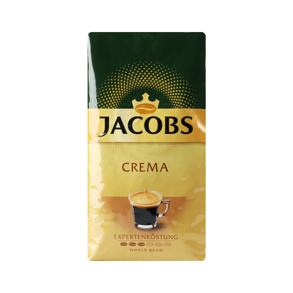 Кофе в зернах Jacobs Crema, 500г (8711000539156)