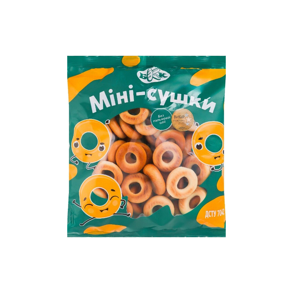 Сушки БКК Мини, 250г (4820199873508)