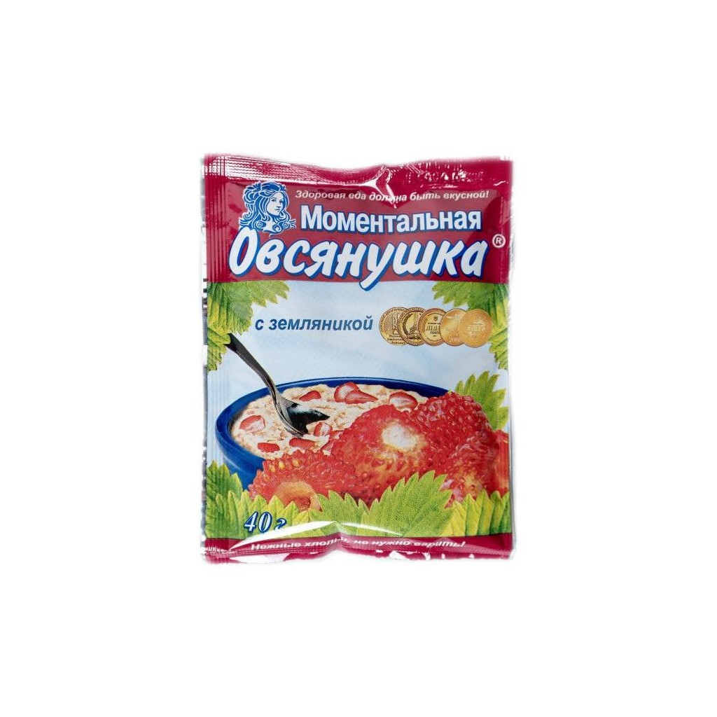 Каша Овсянушка с земляникой, 40г (4820039841636)