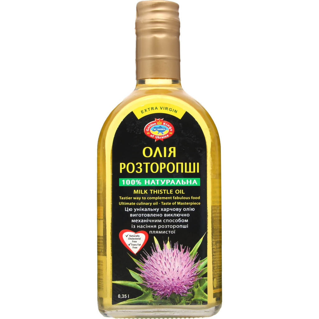 Масло расторопши Golden Kings, 350мл (4820043010745)