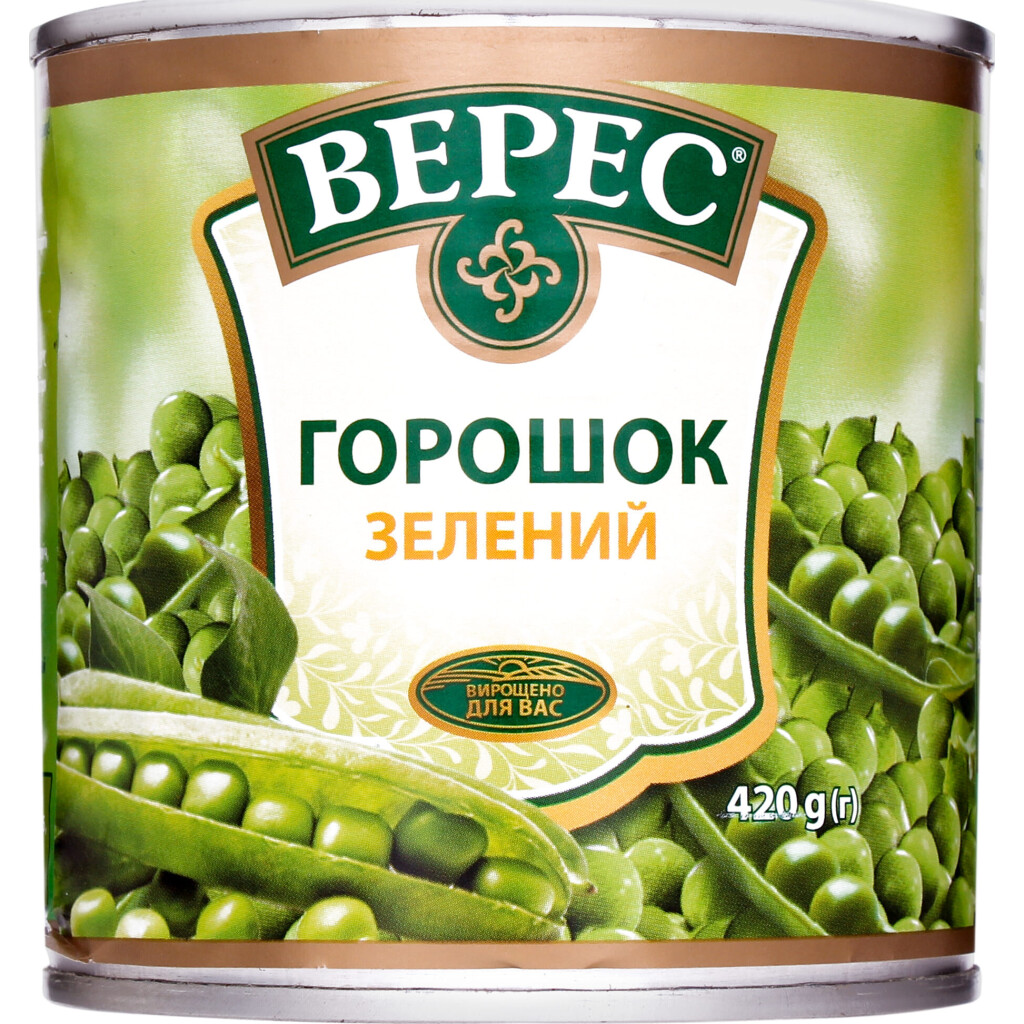 Горошок Верес зелений, 420г (4820008096609)