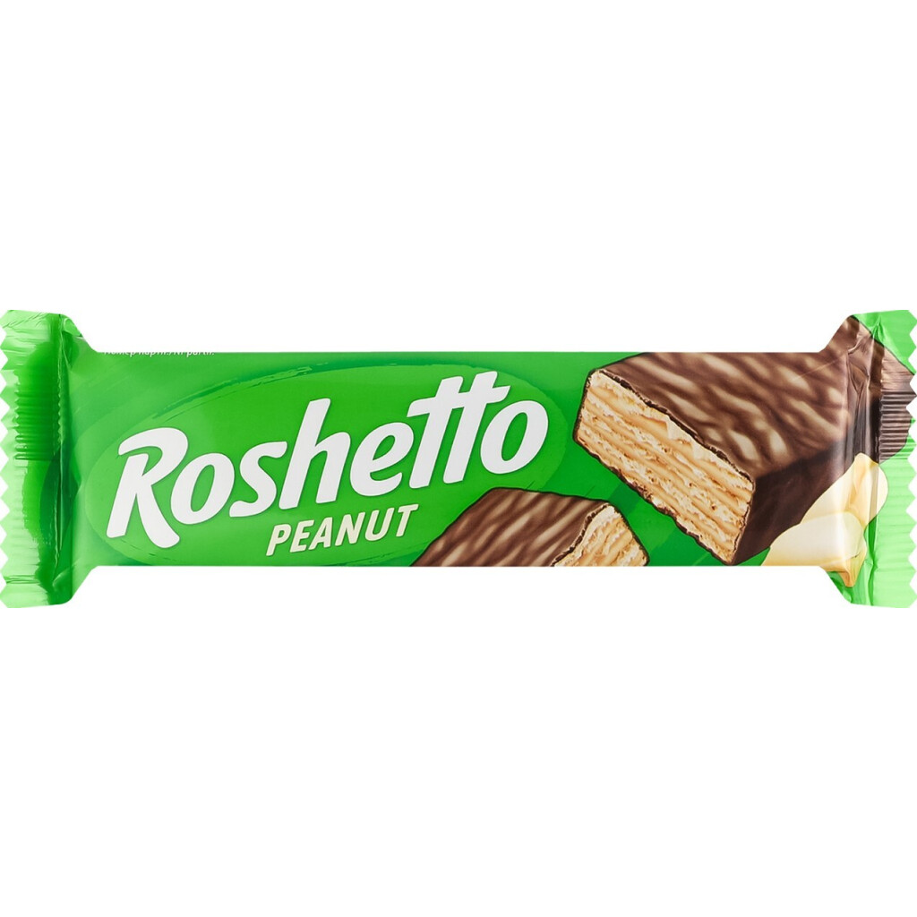 Вафли Roshen Roshetto Peanut, 34г (4823077640377)