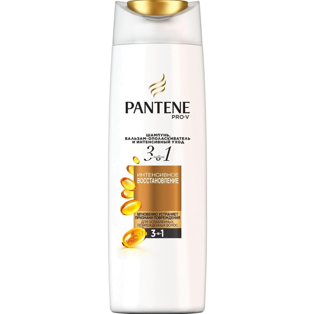 Шампунь Pantene PRO-V 3в1 Интенсивное восстановлен, 360мл (8001090673404)