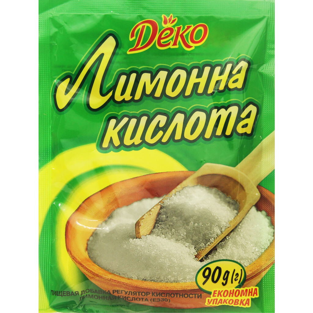 Кислота лимонная Деко, 90г (4820159131488)