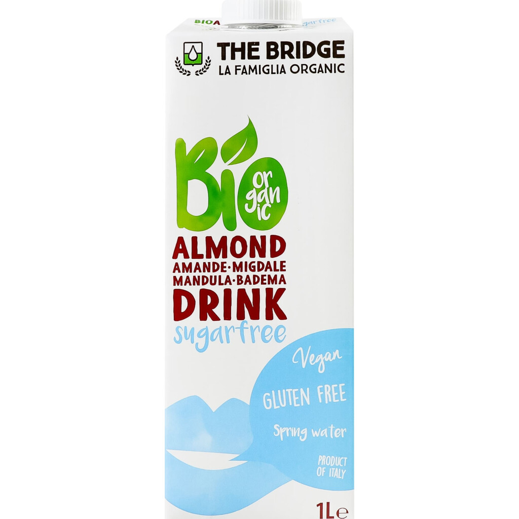 Напиток миндальный The Bridge без сахара 3%, 1л (8019428007289)