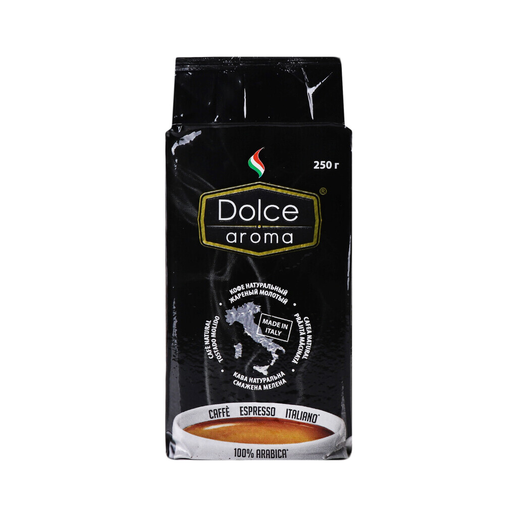 Кава мелена Dolce Aroma 100% arabica, 250г (8019650003561)