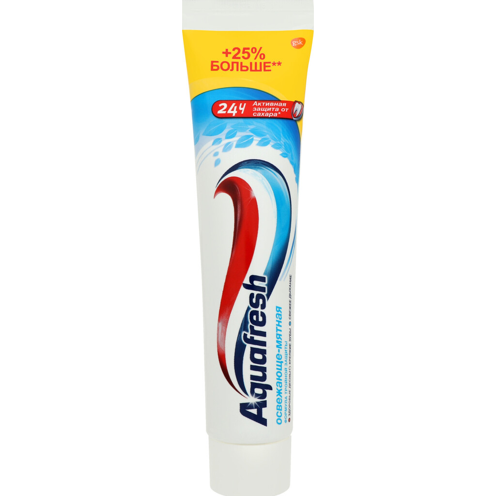 Паста зубная Aquafresh Освежающая мятная, 125мл (5000469151010)