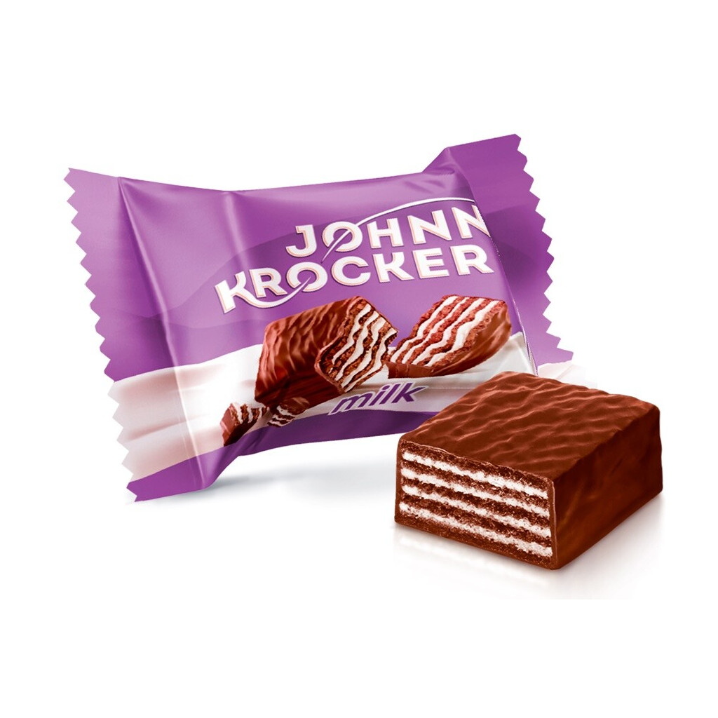 Цукерки Roshen Johnny Krocker milk, кг