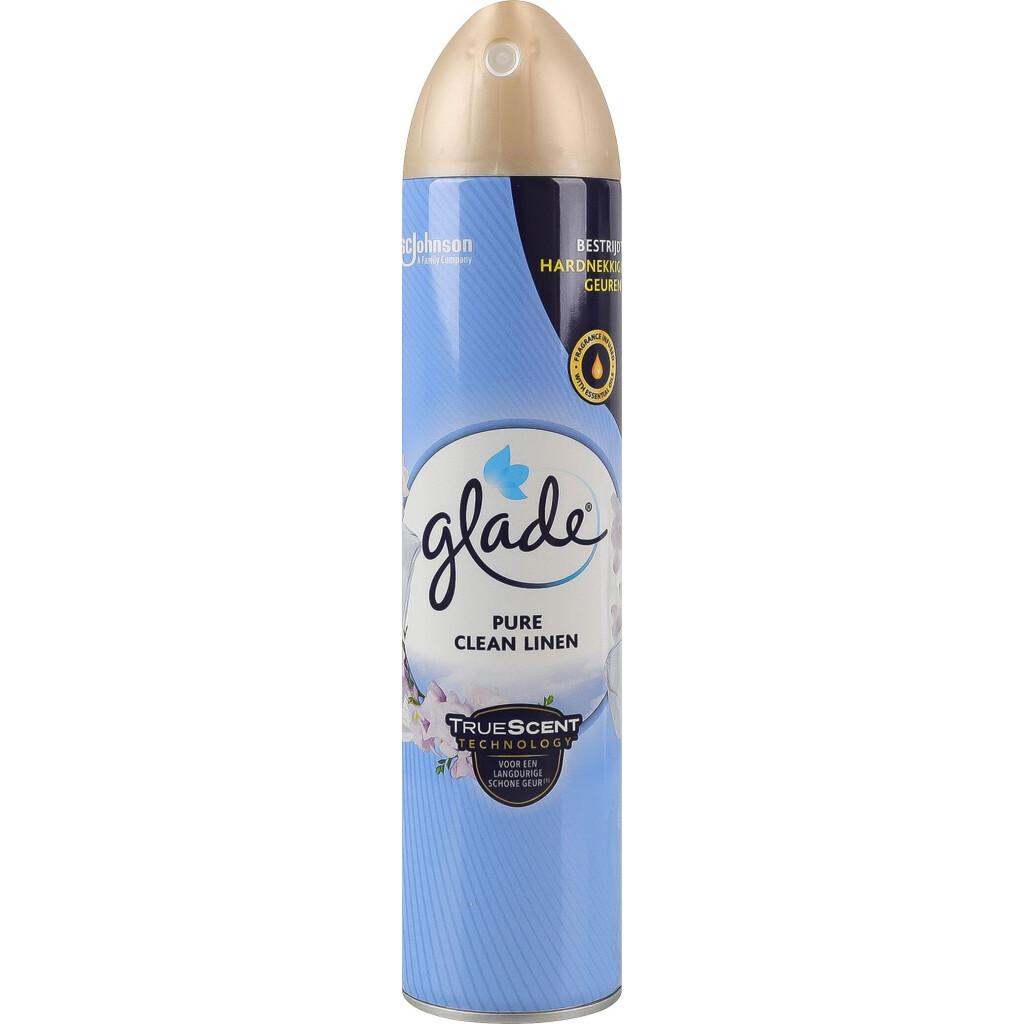 Освіжувач повітря аерозольний Glade Свiжiсть бiлизни, 300мл (5000204286878)