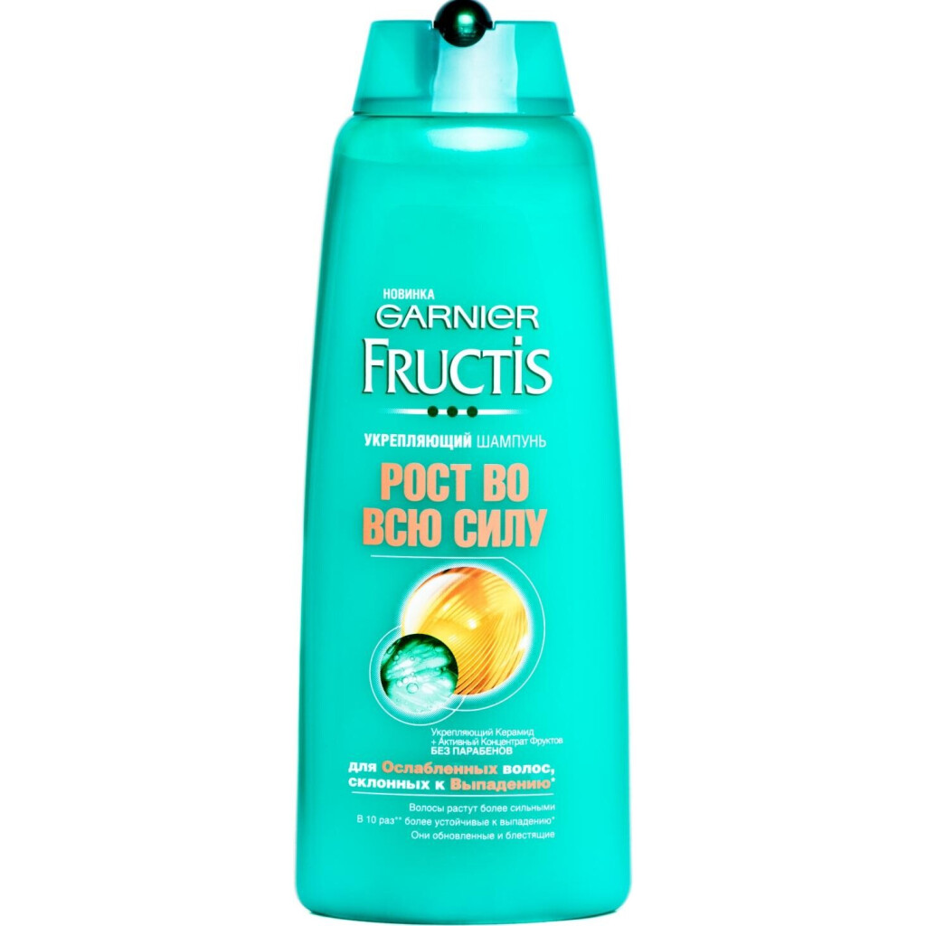 Шампунь Fructis Рост на полную силу для ослабленых волос, 400мл (3600541775855)