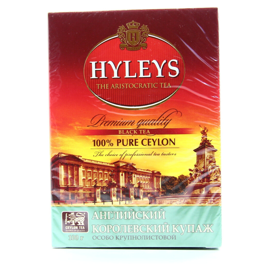 Чай черный Hyleys Английский Королевский купаж, 100г (4791045003175)