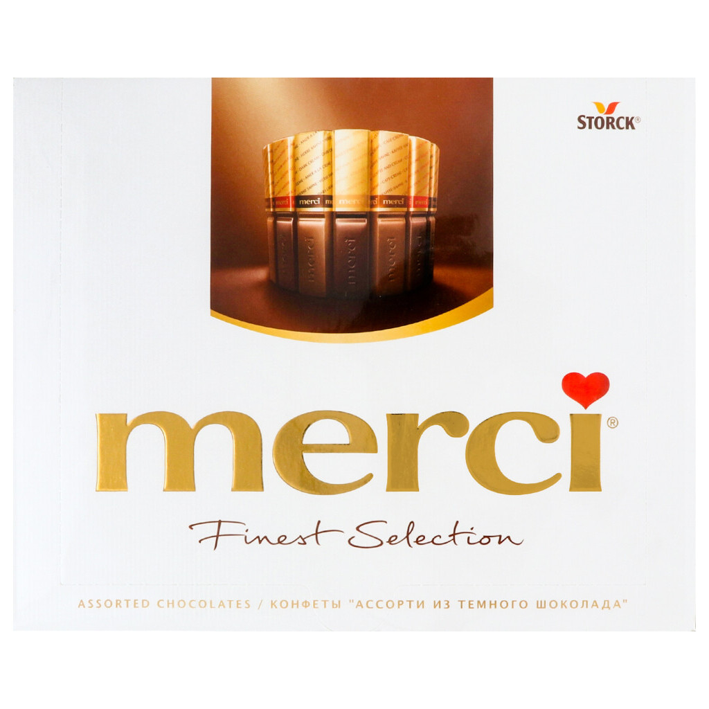 Шоколад Merci темний, 250г (4014400901412)