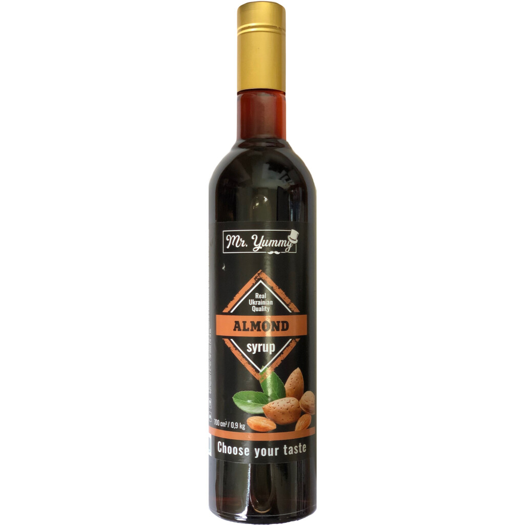 Сироп Mr. Yummy Миндаль, 700мл