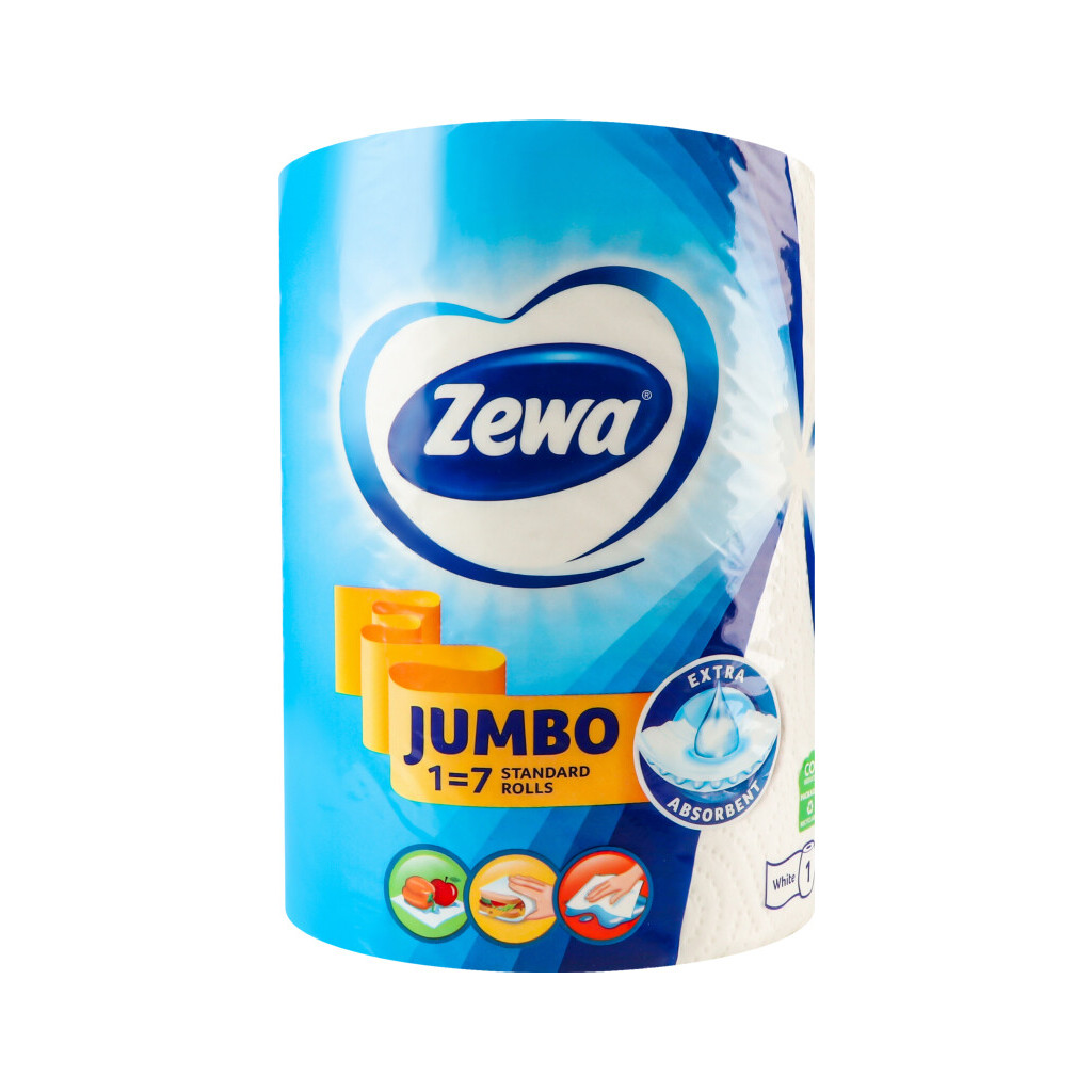 Полотенца бумажные Zewa Jumbo 2слоя 325л, шт (7322541191706)