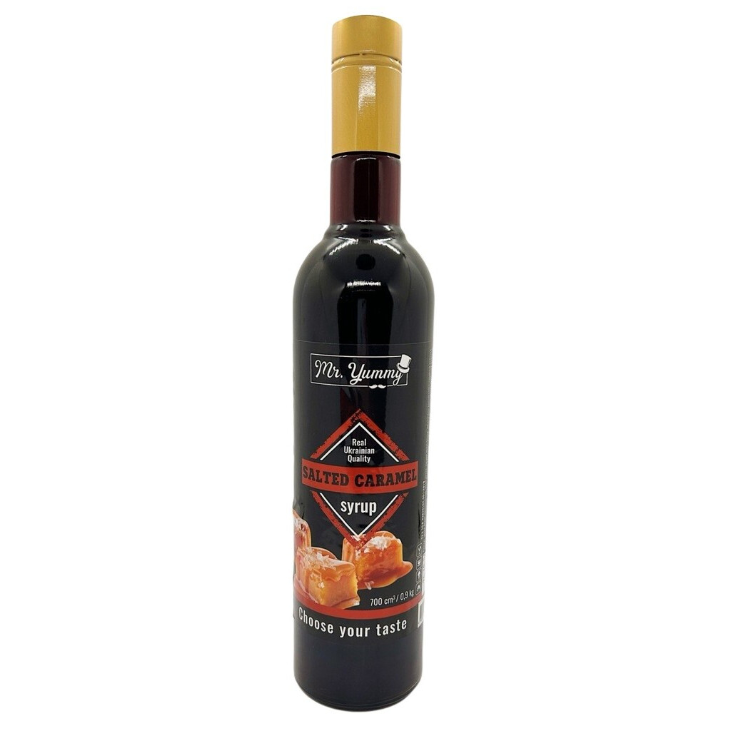 Сироп Mr. Yummy Солёная карамель, 700мл