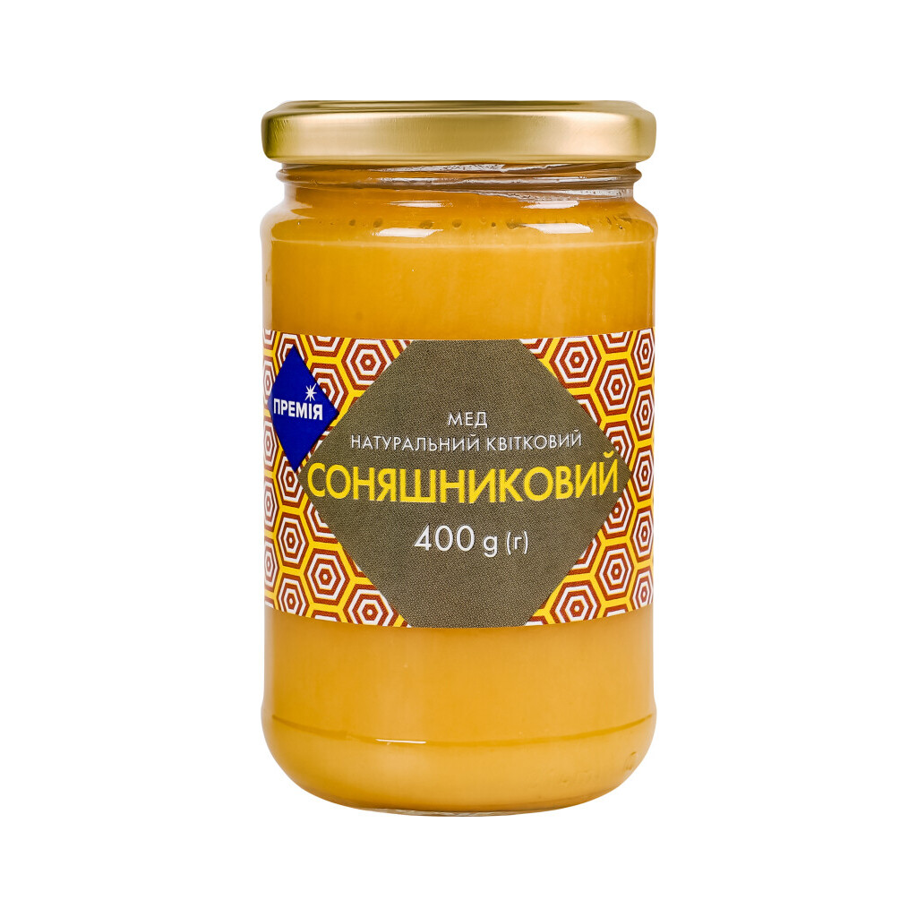 Мед Премія соняшниковий, 400г (4824034042951)