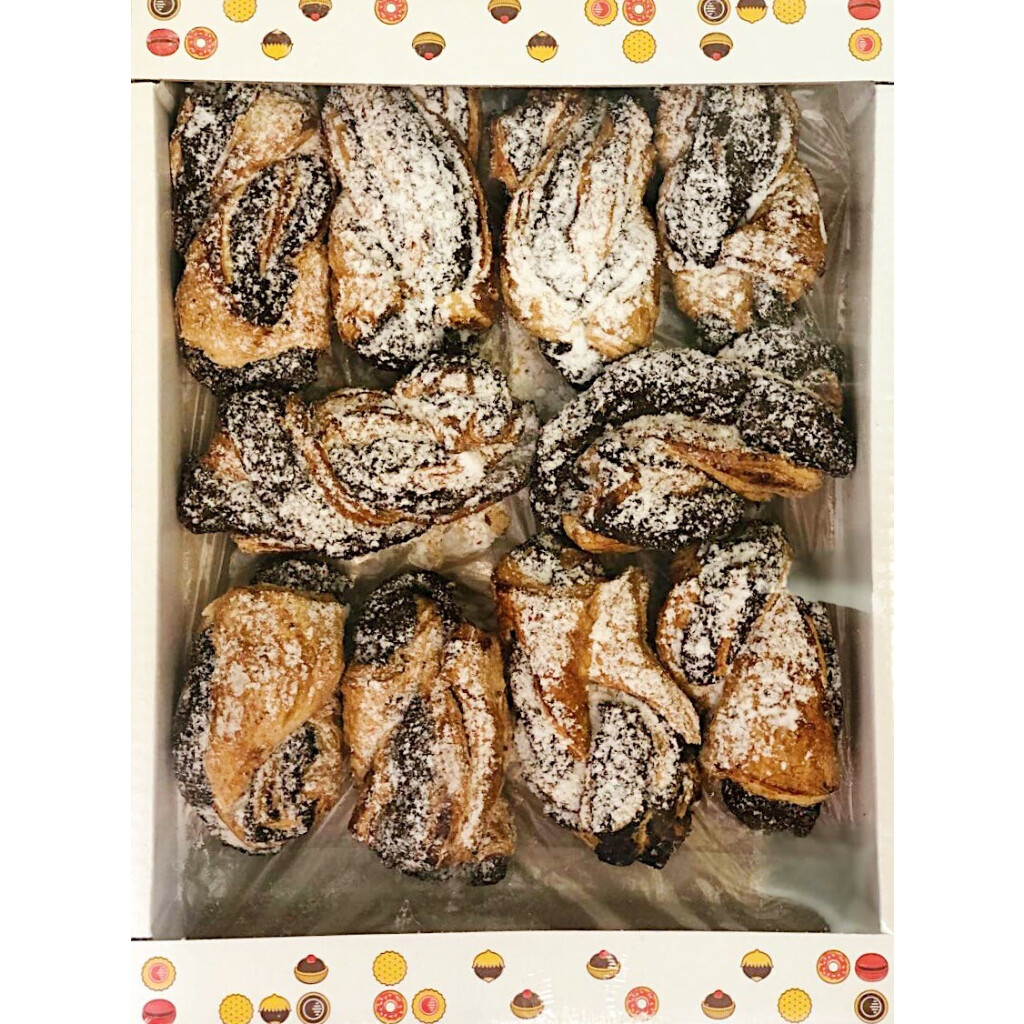 Слойка Марсе коса з маком, 1,2кг/ящ