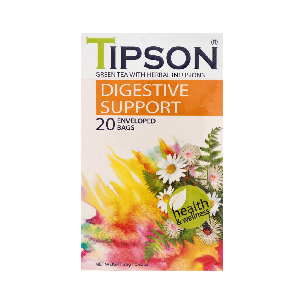 Смесь травяная Tipson Wellness Digestive Support, 20*1,3г (4792252936591)