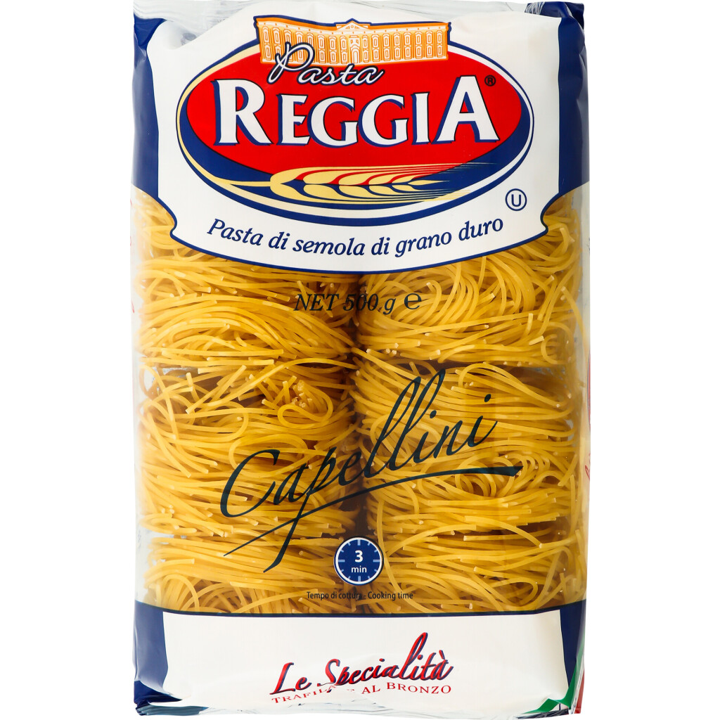 Изделия макаронные Pasta Reggia Капеллини, 500г (8008857500003)