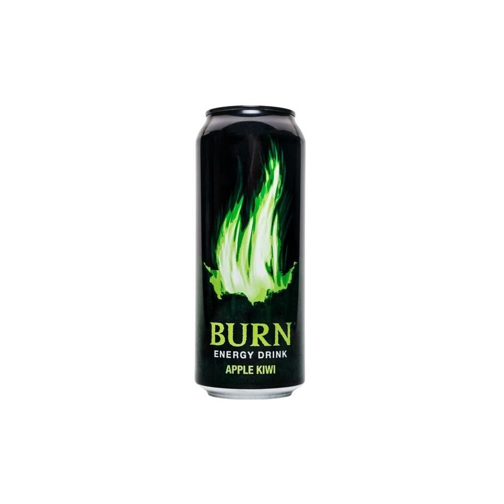 Напиток энергетический Burn Apple Kivi б/алк ж/б, 500мл (5060466510982)