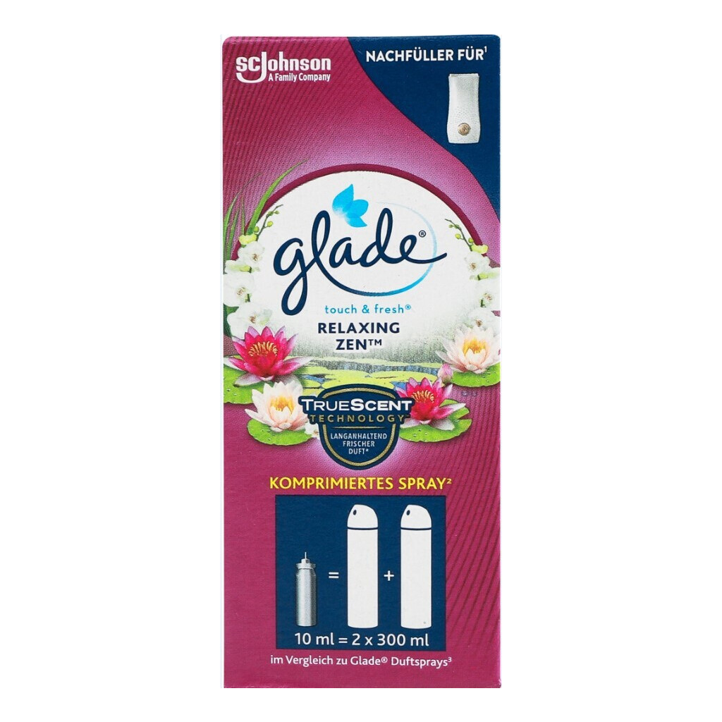 Балон змінний аерозольний Glade Relaxing Zen, 10мл (5000204078565)