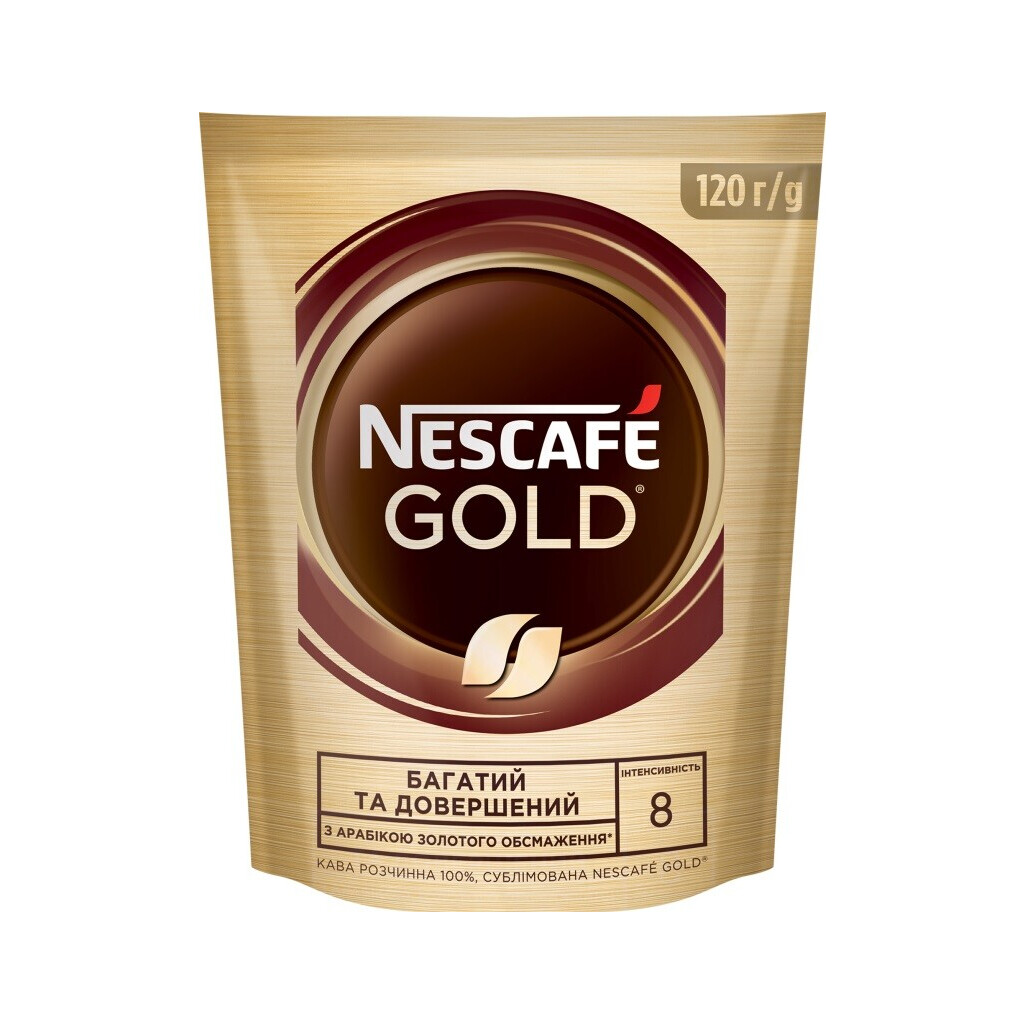 Кава розчинна Nescafe Gold, 120г (7613035524811)
