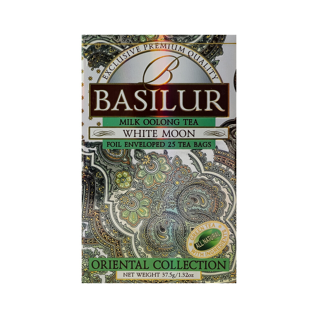 Чай зелений Basilur Oriental White moon, 25*1,5г (4792252916432)