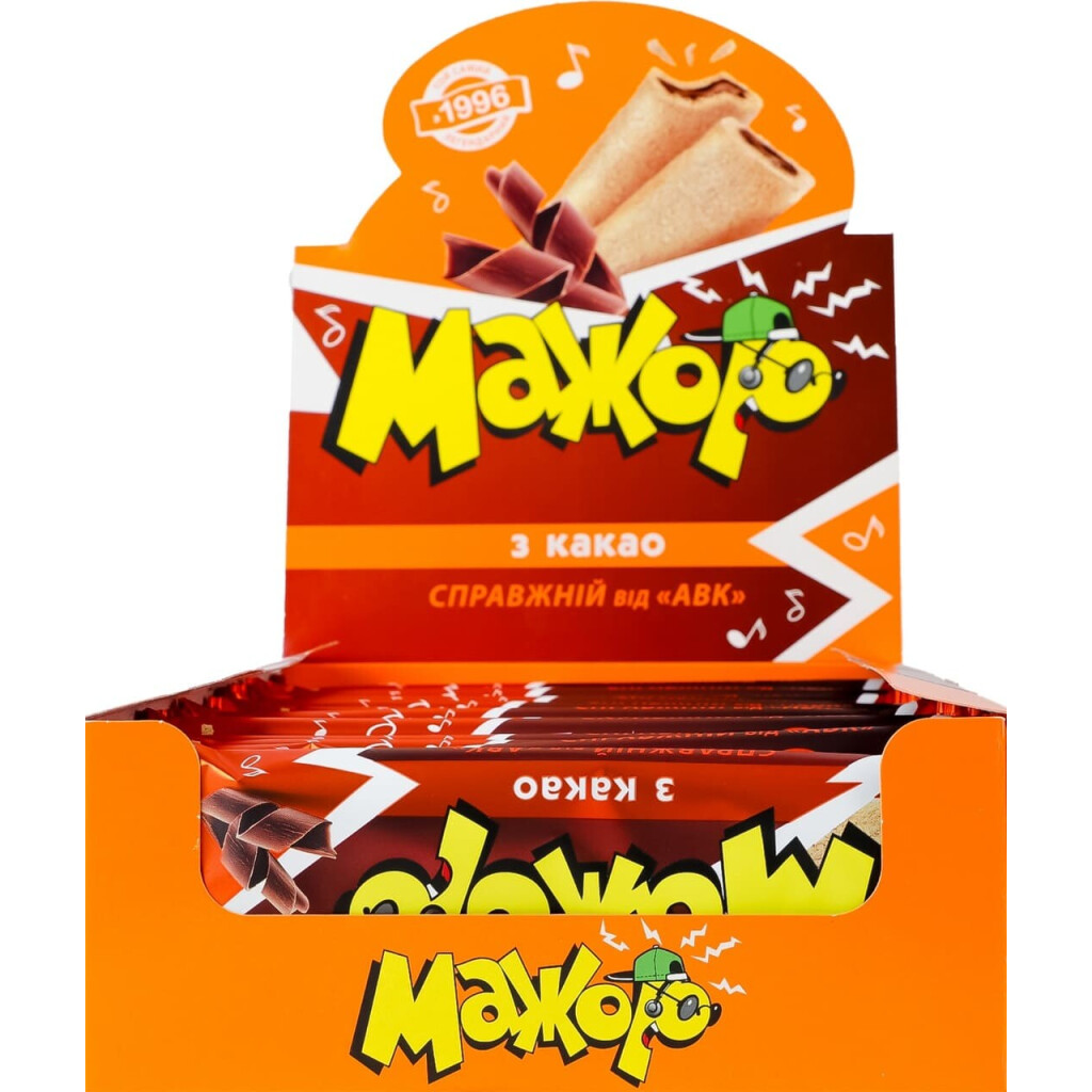 Печиво АВК Мажор зі смаком какао, 20*49г
