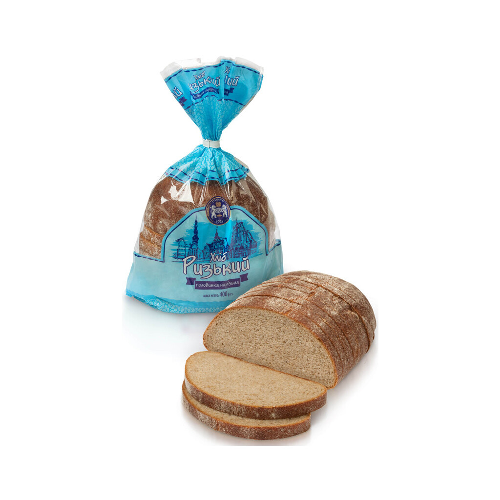 Хлеб Кулиничи Рижский половинка нарезанный, 400г (4820174302276)