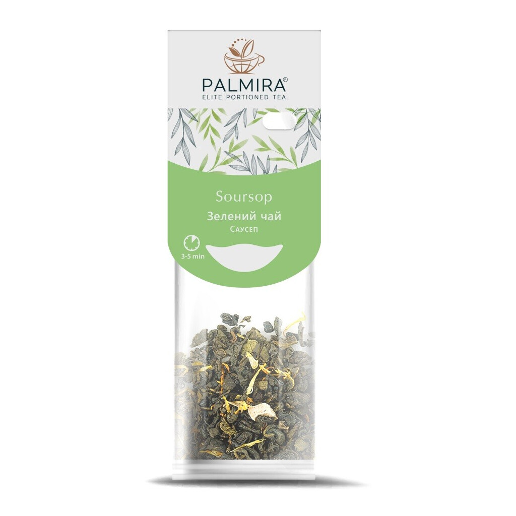 Чай зеленый Palmira Soursop, 10шт*2.4г