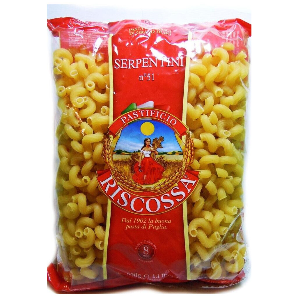 Макаронные изделия Riscossa Серпантини №51, 500г (8011780009512)
